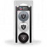 RAIDERS GOLF BALL SET OF 3