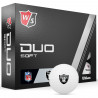 RAIDERS DUO SOFT GOLF BALL 12-PACK SET