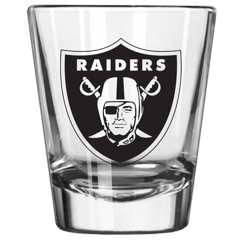 RAIDERS 2OZ GAME DAY SHOT GLASS
