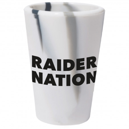 RAIDER NATION 1.5OZ SILICONE SHOT GLASS