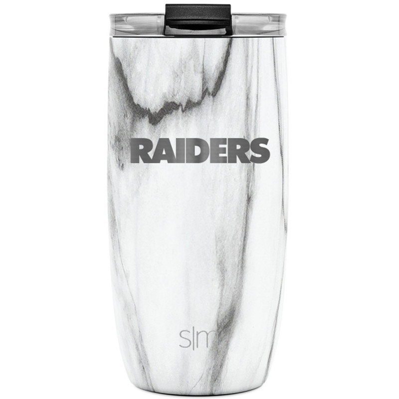 RAIDERS 16OZ CARRARA MARBLE VOYAGER TUMBLER