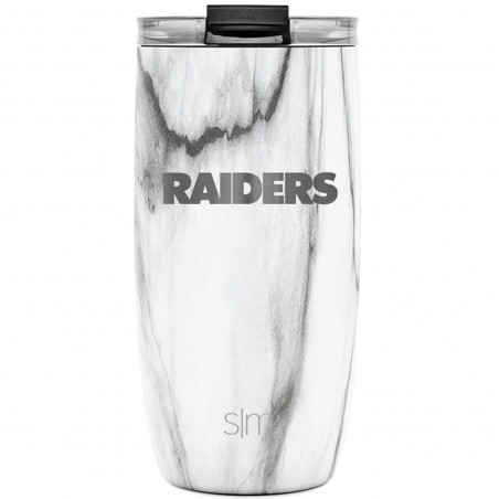 RAIDERS 16OZ CARRARA MARBLE VOYAGER TUMBLER