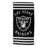 LAS VEGAS RAIDERS STRIPES BEACH TOWEL