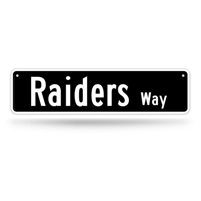 RAIDERS WAY STREET SIGN