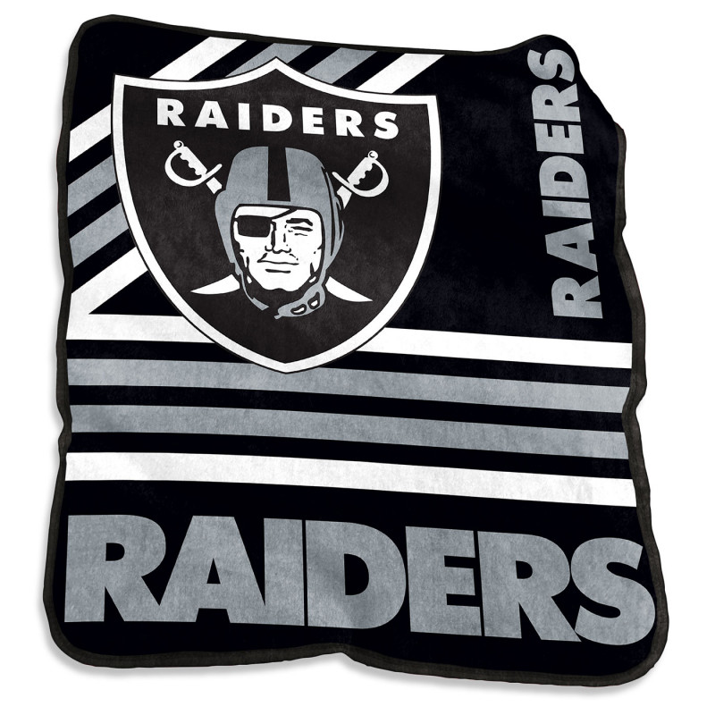 RAIDERS 50X60 RASCHEL THROW