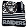 RAIDERS 50X60 RASCHEL THROW