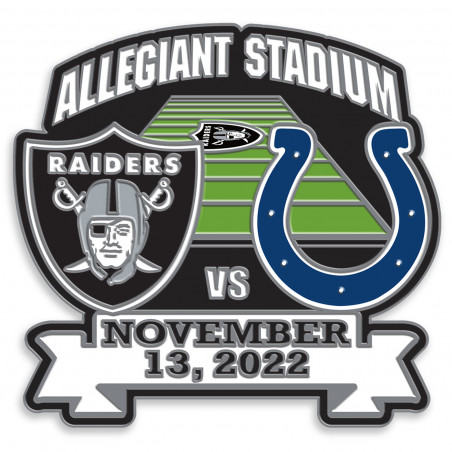 RAIDERS VS.COLTS 2022 GAME DAY PIN