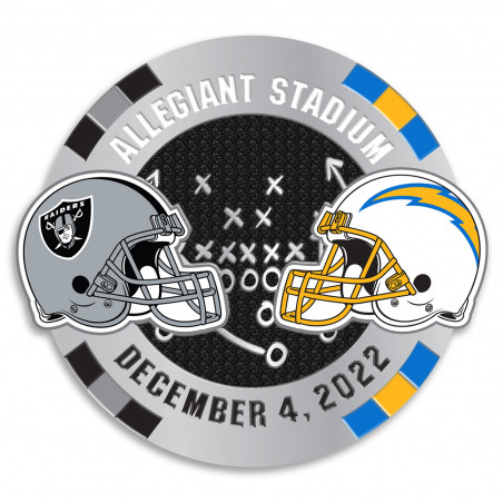 RAIDERS VS. CHARGERS 2022 GAME DAY PIN