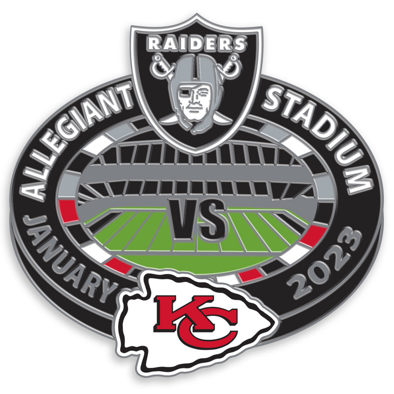 RAIDERS VS.CHIEFS 2022 GAME DAY PIN