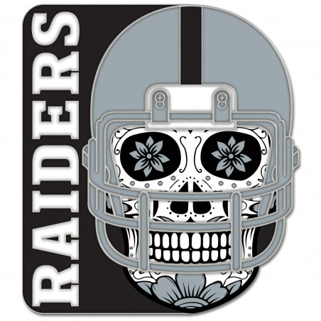RAIDERS SUGAR SKULL PIN