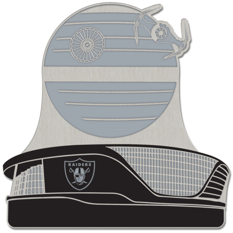 LAS VEGAS RAIDERS DEATH STAR PIN