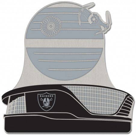 LAS VEGAS RAIDERS DEATH STAR PIN