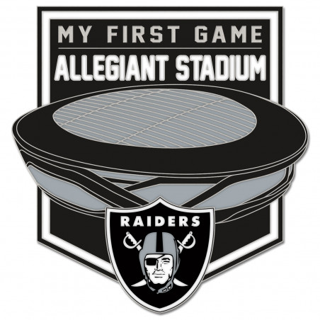 RAIDERS MY FIRST GAME PIN