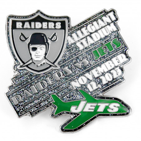 RAIDERS VS.JETS 2023 GAME DAY PIN