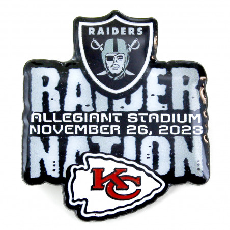 RAIDERS VS.CHIEFS 2023 GAME DAY PIN
