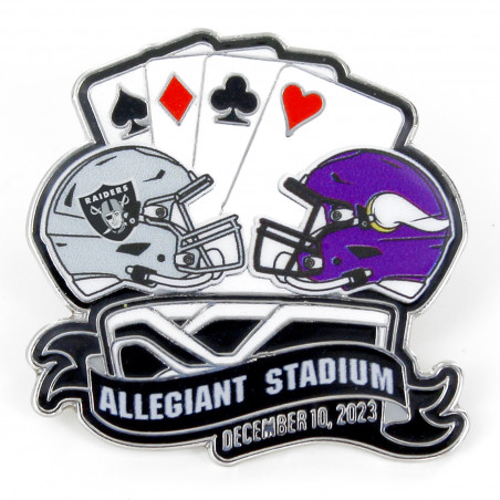 RAIDERS VS.VIKINGS 2023 GAME DAY PIN