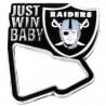 RAIDERS JUST WIN BABY HAT PIN
