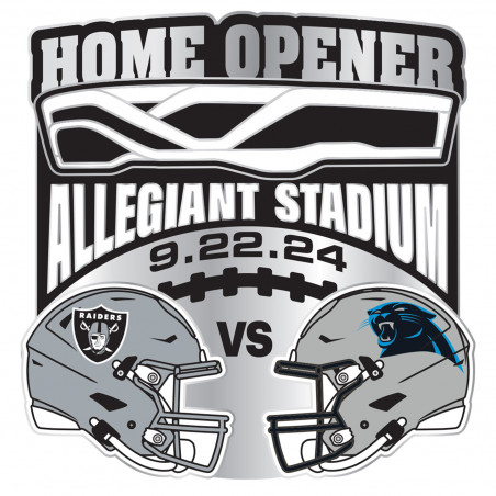 RAIDERS VS. PANTHERS 2024 GAME DAY PIN