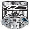 RAIDERS VS. PANTHERS 2024 GAME DAY PIN