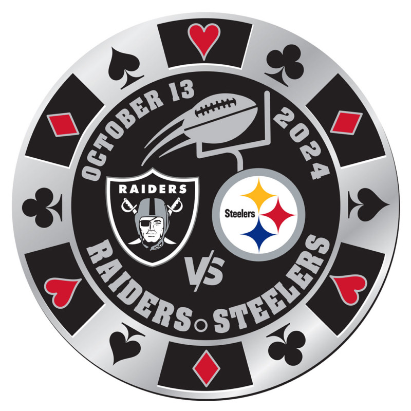 RAIDERS VS. STEELERS 2024 GAME DAY PIN