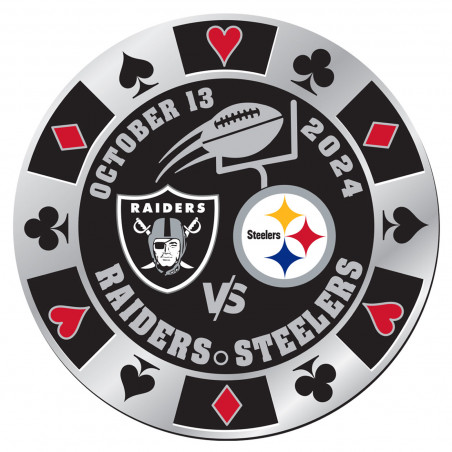 RAIDERS VS. STEELERS 2024 GAME DAY PIN