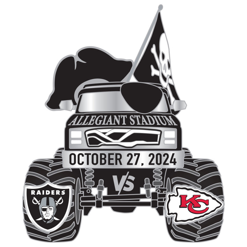 RAIDERS VS. CHIEFS 2024 GAME DAY PIN