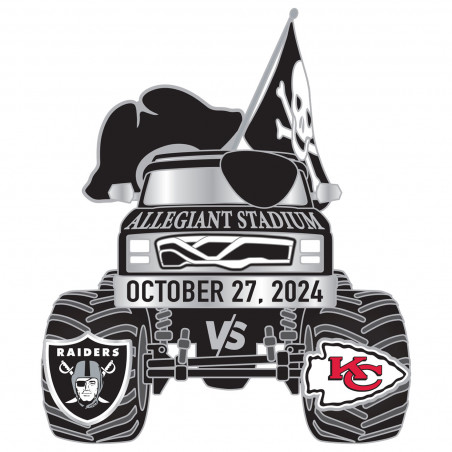 RAIDERS VS. CHIEFS 2024 GAME DAY PIN