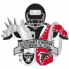RAIDERS VS. FALCONS 2024 GAME DAY PIN