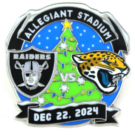 RAIDERS VS. JAGUARS 2024 GAME DAY PIN