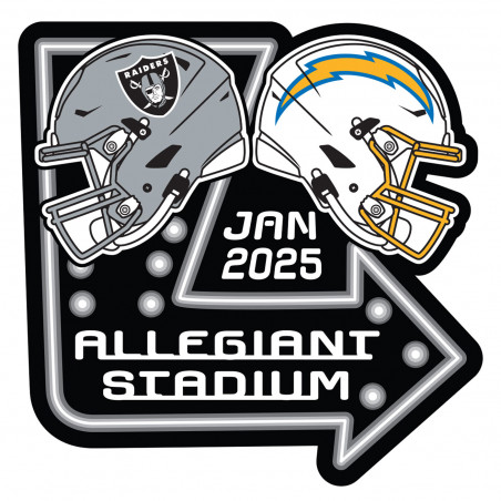 RAIDERS VS. CHARGERS 2024 GAME DAY PIN
