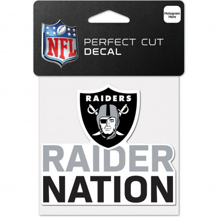 LAS VEGAS RAIDERS 4X4 PERFECT CUT DECAL