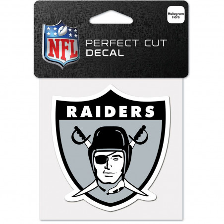 LAS VEGAS RAIDERS 4X4 CLASSIC LOGO RETRO PERFECT CUT DECAL