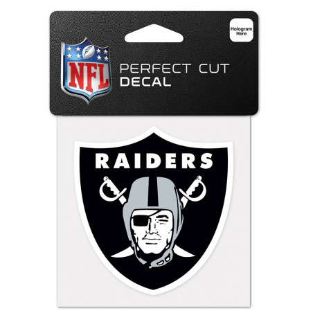 LAS VEGAS RAIDERS PERFECT CUT COLOR DECAL 4X4