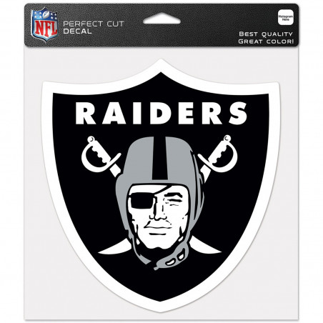 LAS VEGAS RAIDERS 12X12 SHIELD PERFECT CUT DECAL