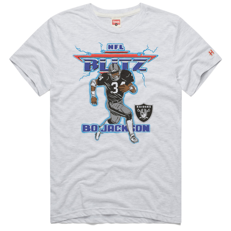 HOMAGE NFL BLITZ RAIDERS BO JACKSON TEE