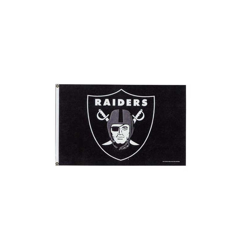 RAIDERS 3X5 LOGO FLAG