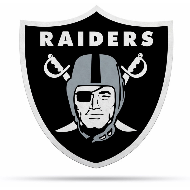 RAIDERS 14X15 SHIELD PENNANT
