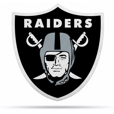 RAIDERS 14X15 SHIELD PENNANT