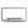 RAIDERS GLITTER LICENSE FRAME