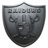 RAIDERS 3X3 MATTE BLACK AUTO EMBLEM