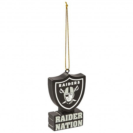 RAIDER NATION MASCOT STATUE ORNAMENT