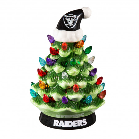 RAIDERS LED LIGHT UP CHRISTMAS TREE
