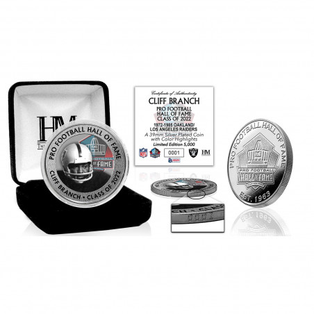 CLIFF BRANCH HALL OF FAME SILVER COIN