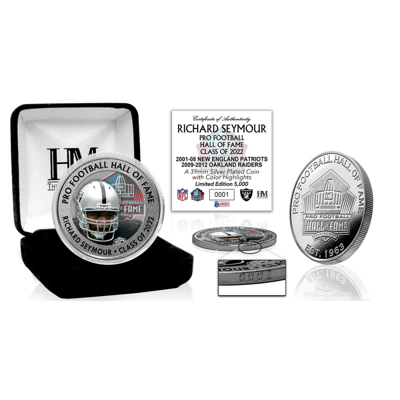 RICHARD SEYMOUR HALL OF FAME SILVER COIN