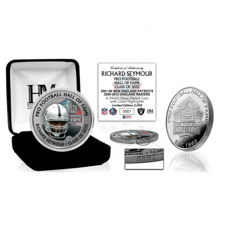RICHARD SEYMOUR HALL OF FAME SILVER COIN