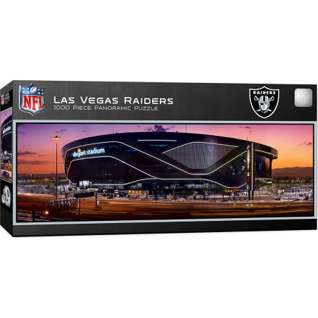 LAS VEGAS RAIDERS ALLEGIANT STADIUM 13X39 PANORAMIC PUZZLE