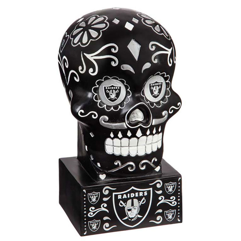RAIDERS SUGAR SKULL STATUE