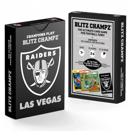 LAS VEGAS RAIDERS BLITZ CHAMPZ CARD GAME