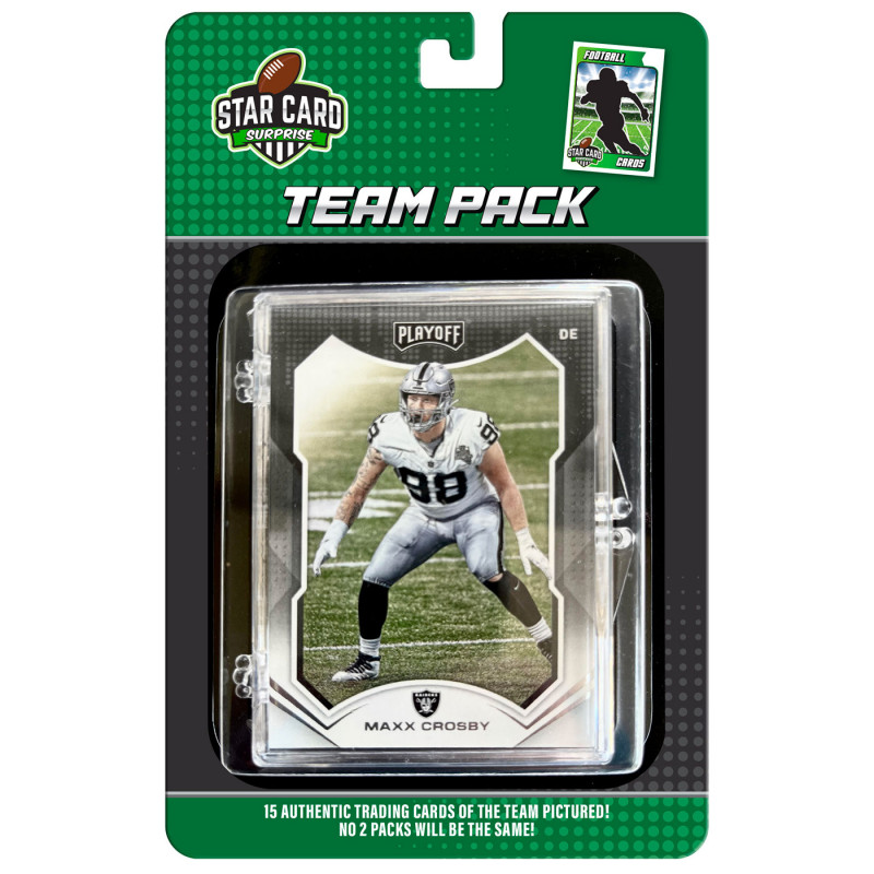 RAIDERS TRADING CARDS 15-PACK SET