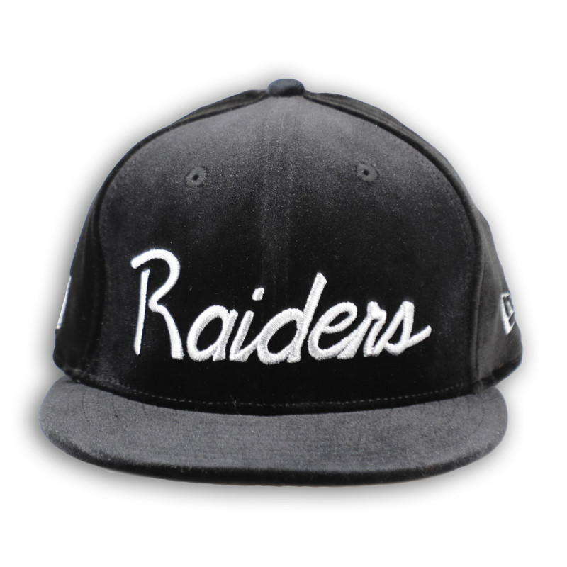 NEW ERA RAIDERS 59FIFTY VELVET CAP